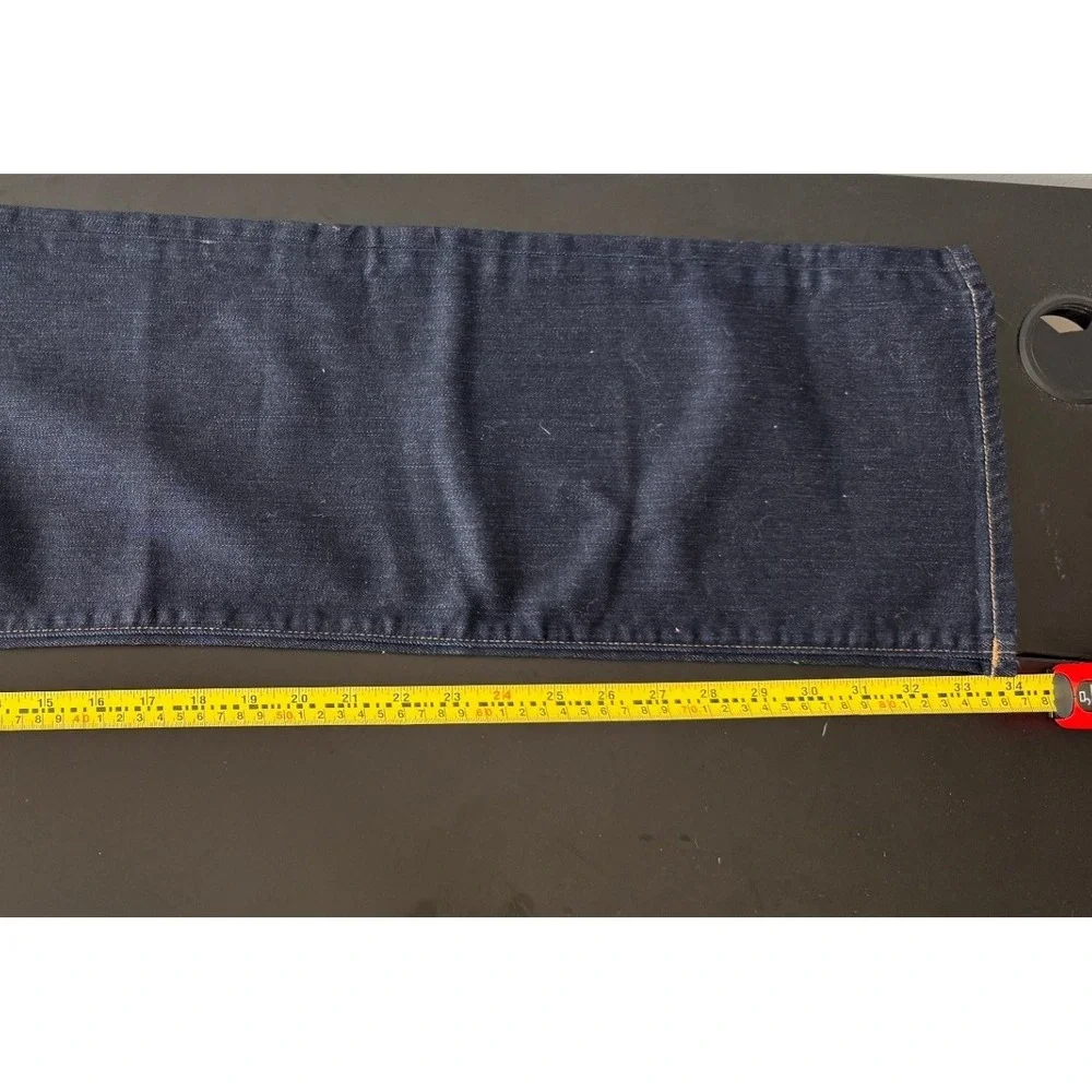 True Religion Ricky Relaxed Straight Jeans Mens 36x34 Dark Indigo Blue Denim NWT